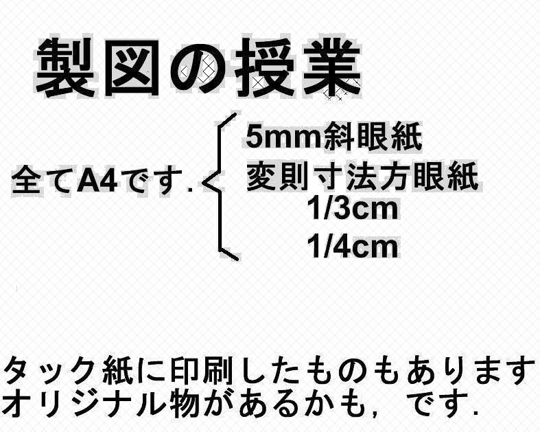 製図の授業